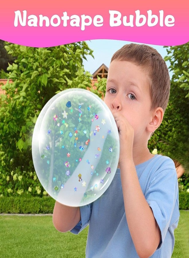 Naughty angels Nano Tape Bubble Kit - Nano Tape Bubble Kit for Kids, Nano Bubble Kit Double - Sided Tape 4 Straw Multicolor - DIY Craft Kit, Nano Tape Bubbles - Image 5